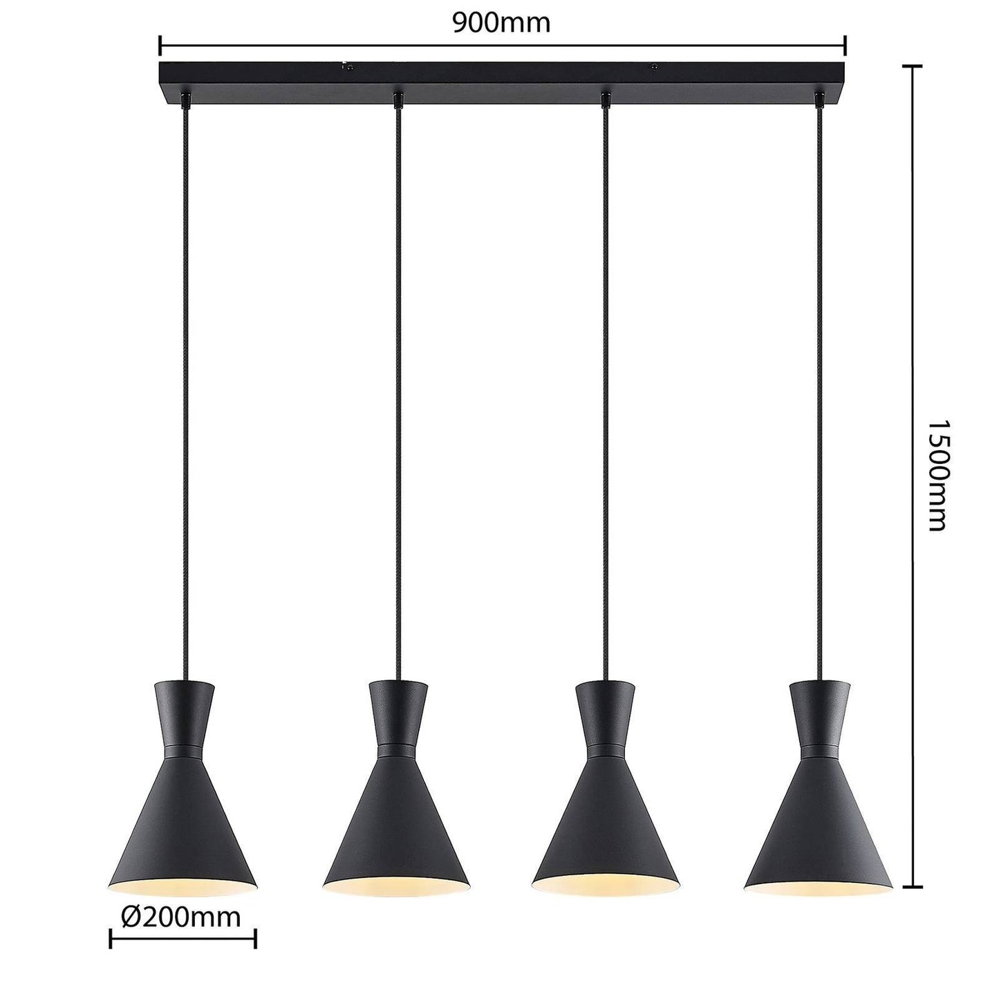 Lindby Savrini 4 Pendelleuchte