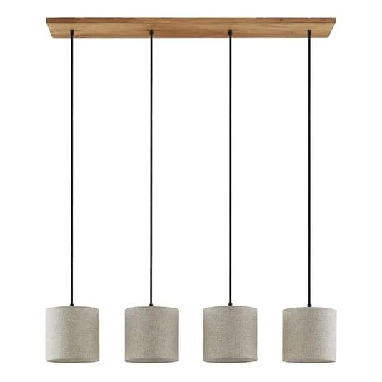 Lindby Danora Stoff   Pendelleuchte